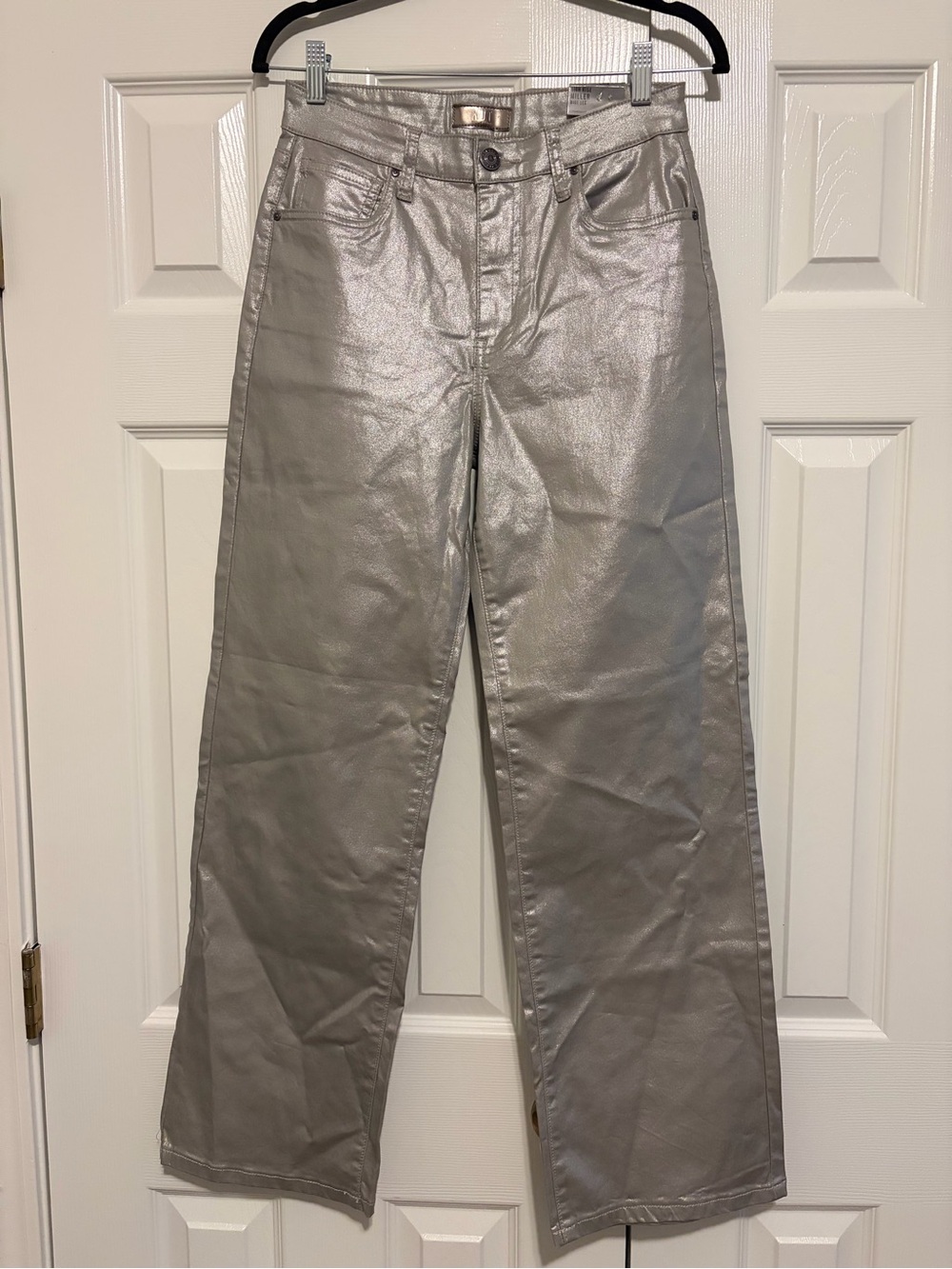 Kut from the Kloth Metallic Silver Jeans